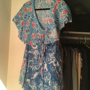 Free people cut out mini dress